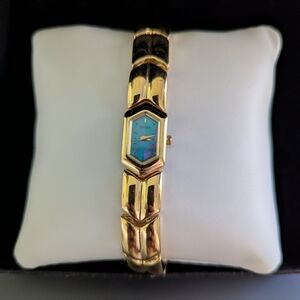 SOLD Citizen Women's Gold Bracelet Watch with Blue Dial